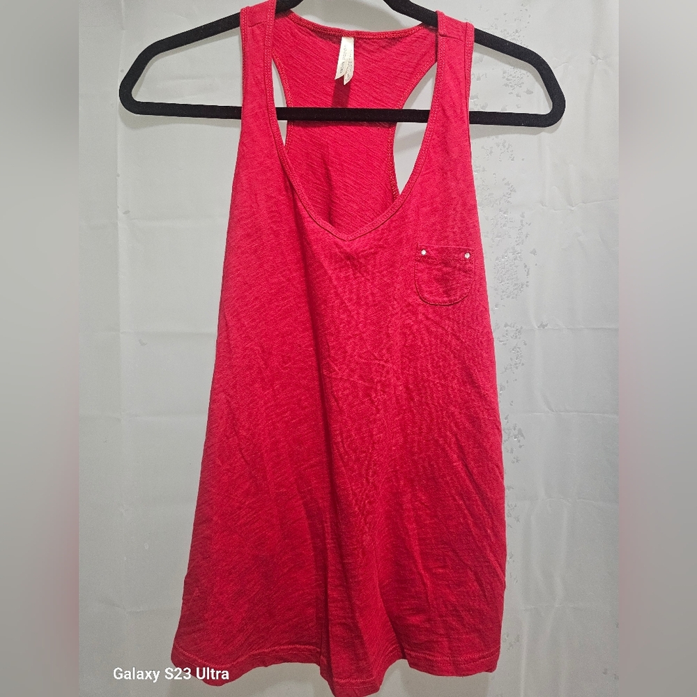 Color Story Red Tank Top Size L